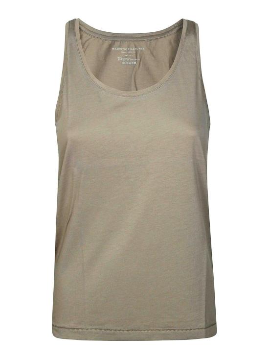 25SS 마제스틱필라쳐 민소매 티셔츠 M296FDE187136CENDRE Yellow