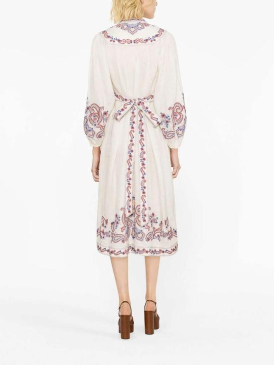  짐머만 미디 스커트 7126DSS231REPU Beige - ZIMMERMANN