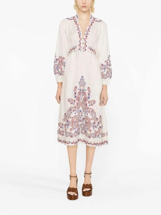  짐머만 미디 스커트 7126DSS231REPU Beige - ZIMMERMANN