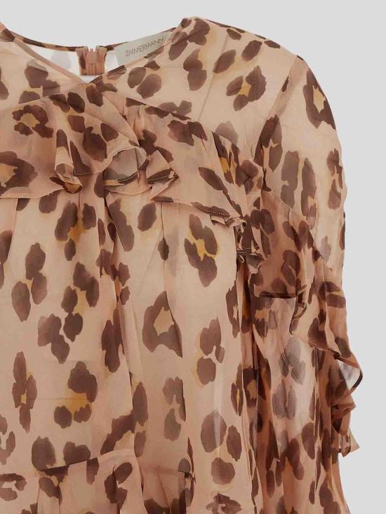 25SS 짐머만 반팔 티셔츠 3505TS251PELE Pink - ZIMMERMANN