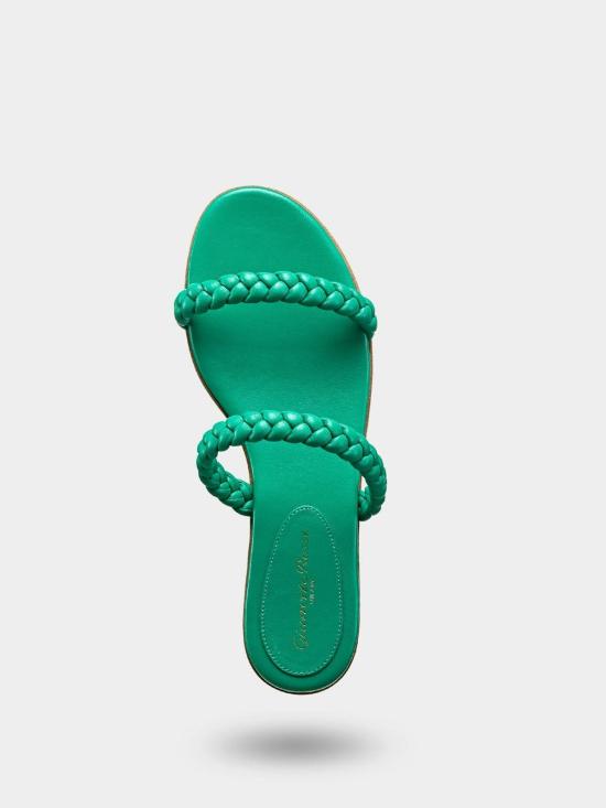  지안비토로시 뮬/슬리퍼 G1912005CUOEMERALD PINK - GIANVITO ROSSI