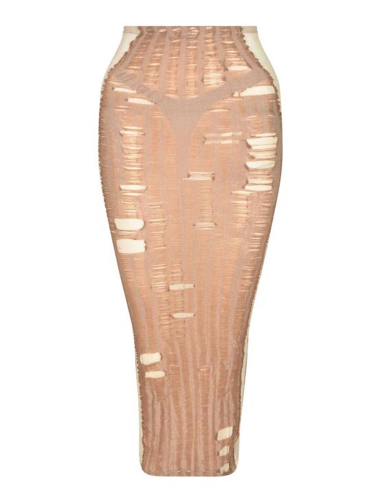  디젤 미디 스커트 A192200BJB33S Nude Neutrals