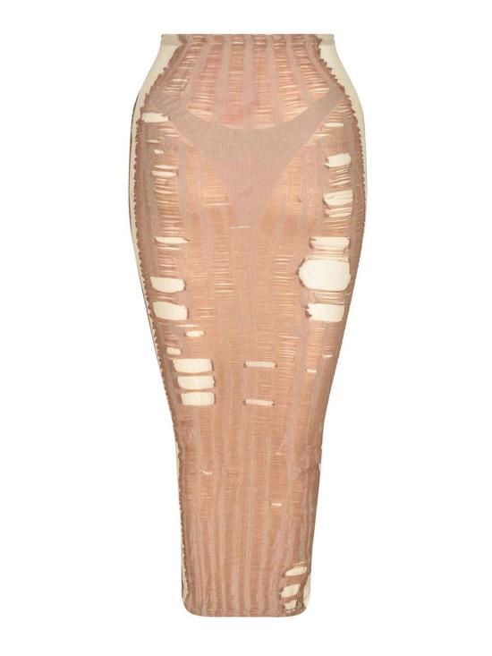  디젤 미디 스커트 A192200BJB33S Nude Neutrals - DIESEL