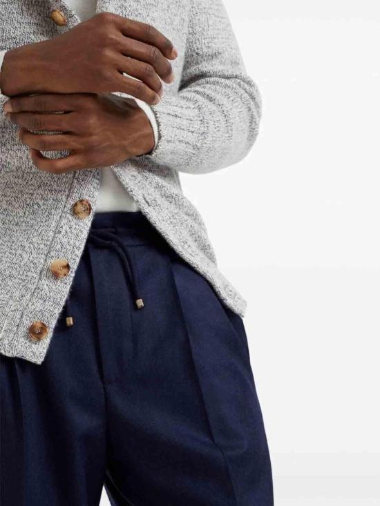  브루넬로 쿠치넬리 스트레이트 팬츠 ME226E1710C396 Dark Blue - BRUNELLO CUCINELLI