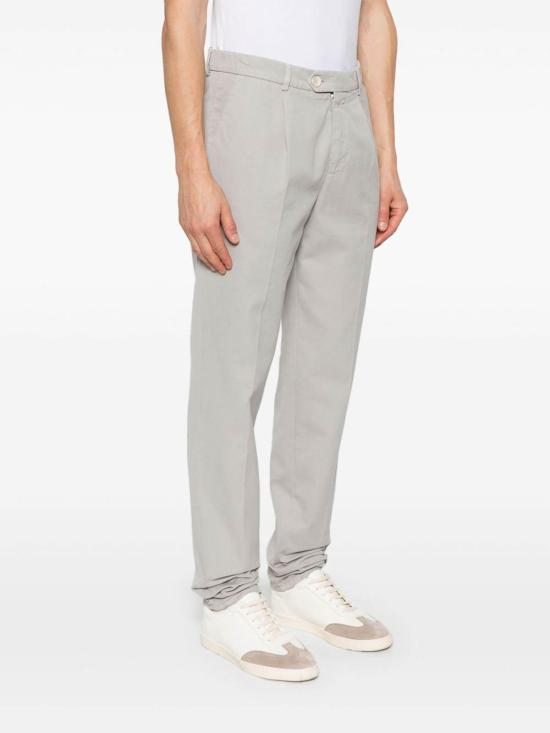 26SS 브루넬로 쿠치넬리 스트레이트 팬츠 M252DE1450C6012 White - BRUNELLO CUCINELLI