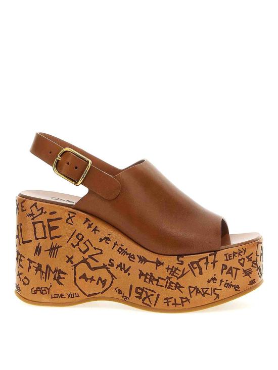 25SS 끌로에 샌들 CHC25U10GLU27T Brown