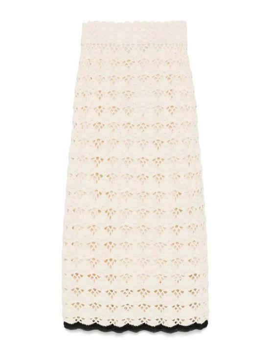 25FW 짐머만 미디 스커트 3174SSS251CRBL White