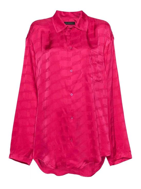 26SS 발렌시아가 셔츠 681631TMO685510 Nude Neutrals