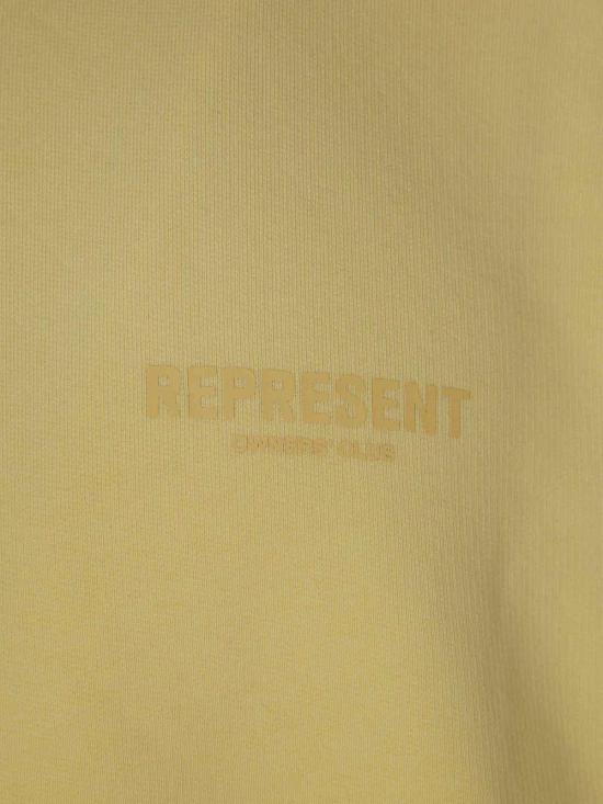 26SS 리프레젠트 후드 티셔츠 OCM411332PASTELYELLOW Yellow - REPRESENT