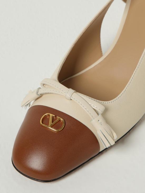 25FW 발렌티노 가라바니 발렛 두 로이 60mm 슬링백 펌프스  7W2S0MH9DDT AHA White - VALENTINO GARAVANI