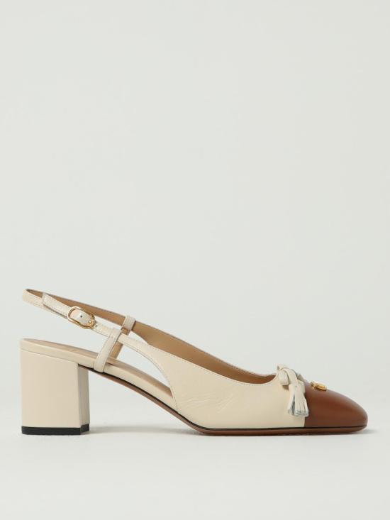 25FW 발렌티노 가라바니 발렛 두 로이 60mm 슬링백 펌프스  7W2S0MH9DDT AHA White