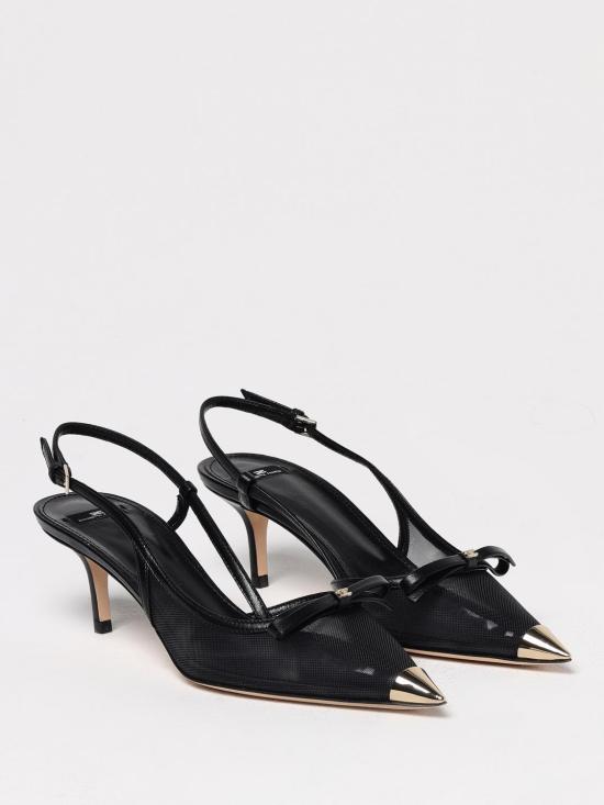 25FW 엘리자베타프랜치 뮬/슬리퍼 SA71L 110 Black - ELISABETTA FRANCHI