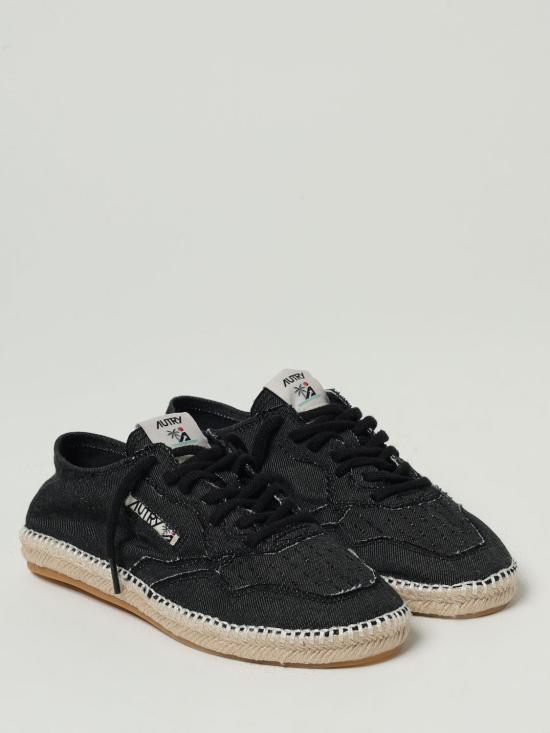 25FW 오트리 SANDY 샌디 에스파드리유 스니커즈 ESLW CV02 Black - AUTRY