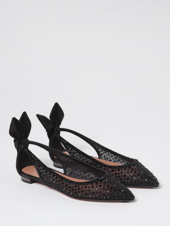 25FW 아쿠아주라 DCTFLAA0STT 000 Black - AQUAZZURA