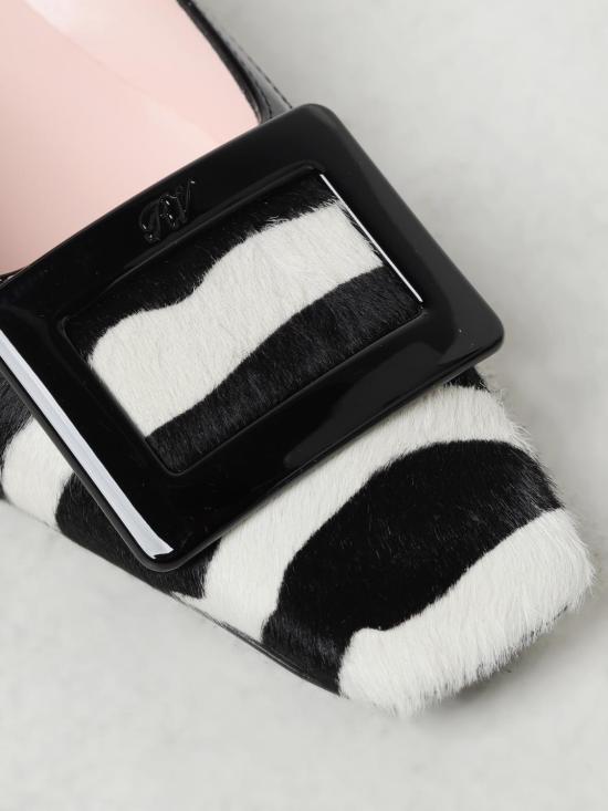  로저비비에 뮬/슬리퍼 RVW00640750TY1 0001 White - ROGER VIVIER