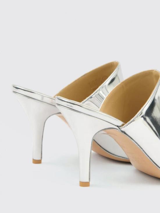 25SS MM6 메종마르지엘라 뮬/슬리퍼 S66WP0113P8301 T9002 Silver - MM6 MAISON MARGIELA