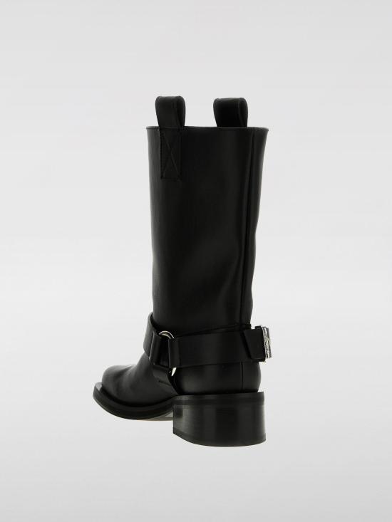 24FW 가니 바이커 튜블러 미들 부츠 S2275 099 Black - GANNI