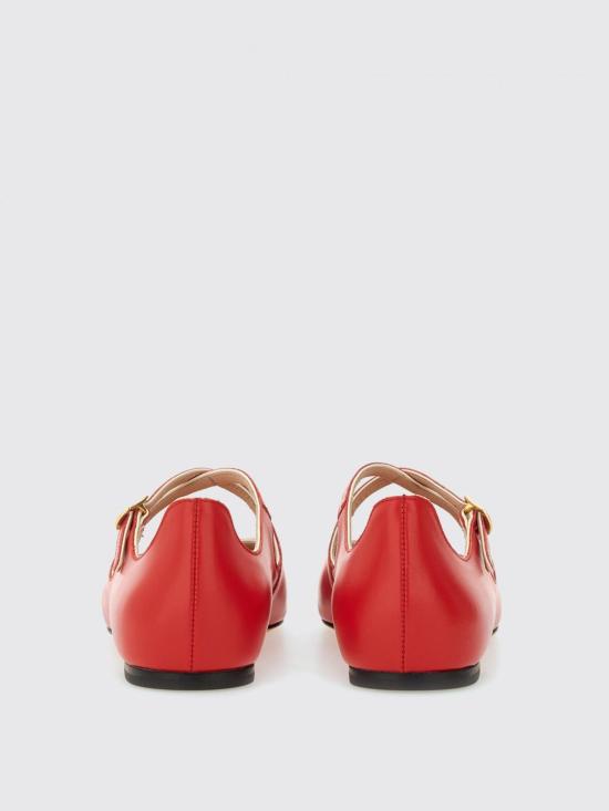 25SS 발리 플랫 슈즈 WA051CVT18 1I3S2 Red - BALLY