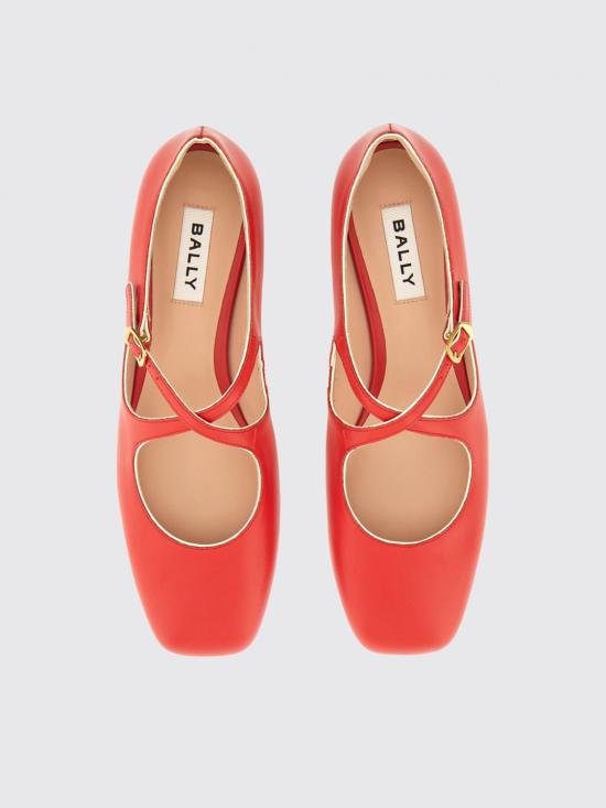 25SS 발리 플랫 슈즈 WA051CVT18 1I3S2 Red - BALLY