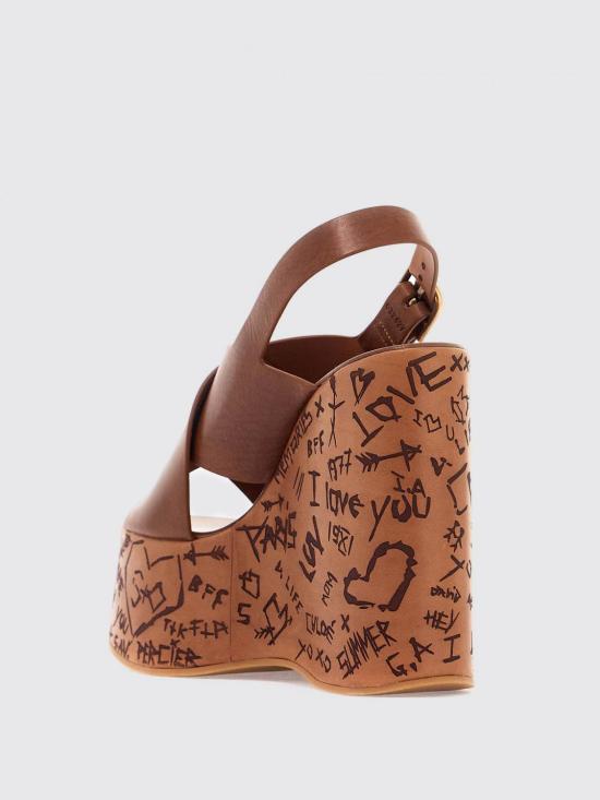 25FW 끌로에 힐/펌프스 CHC24A02YLU 27T Brown - CHLOE