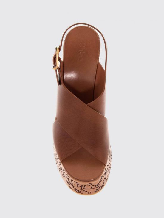 25FW 끌로에 힐/펌프스 CHC24A02YLU 27T Brown - CHLOE