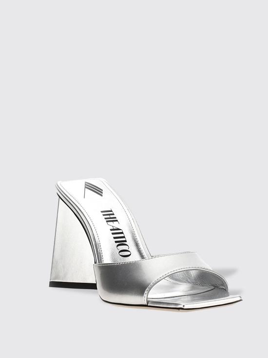  디 아티코 뮬/슬리퍼 242WS772E056 002 Silver - THE ATTICO
