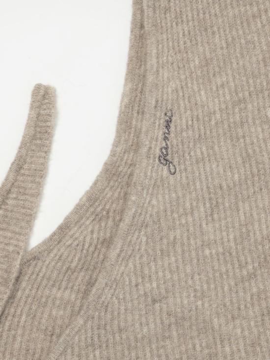 25FW 가니 머플러/스카프 A5983 859 Milk - GANNI