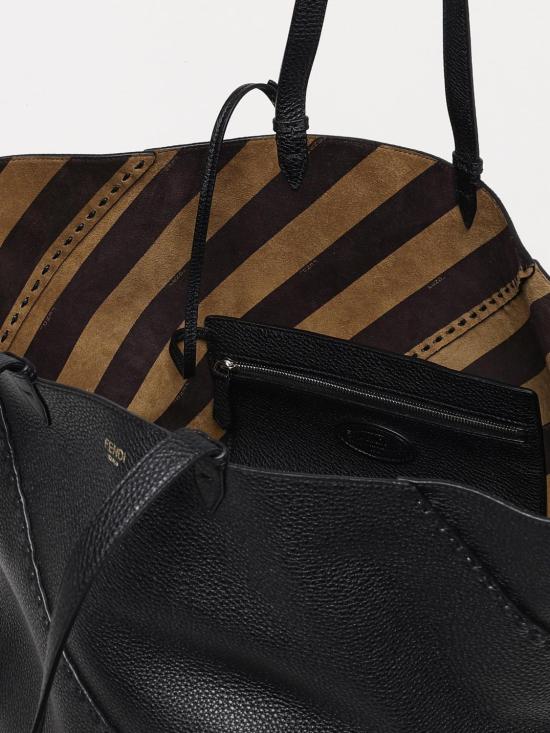 25SS 펜디 토트백 7VA655AU4E F1RYO Black - FENDI