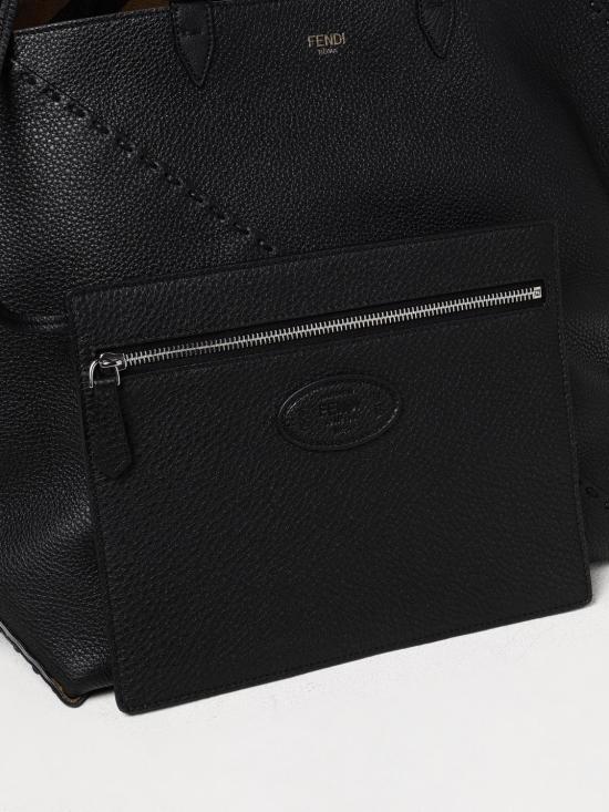 25SS 펜디 토트백 7VA655AU4E F1RYO Black - FENDI