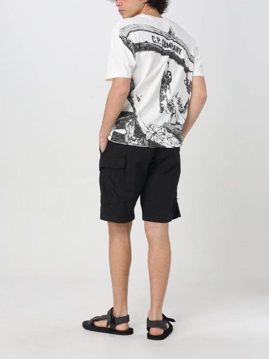 25FW 씨피 컴퍼니 숏팬츠 18CMBE111A006439G 999 Black - C.P. COMPANY