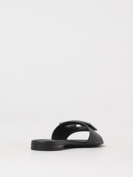 26SS 펜디 바게트 레더 슬라이드 8R8136AE7T F0ABB Black - FENDI