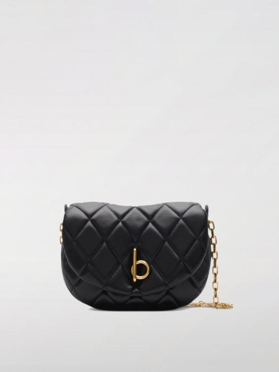 25FW 버버리 퀼티드 락킹 호스 백 8104628 Black