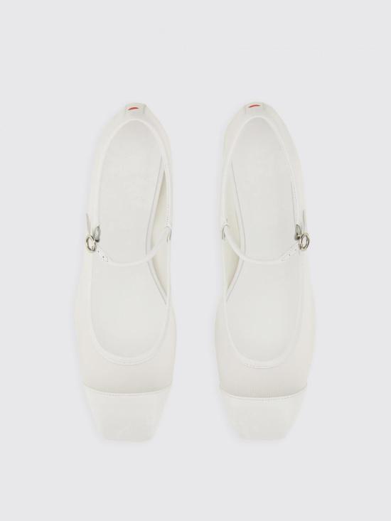 25SS 에이드 플랫 슈즈 RKLS08FL181 OPTIC White - AEYDE