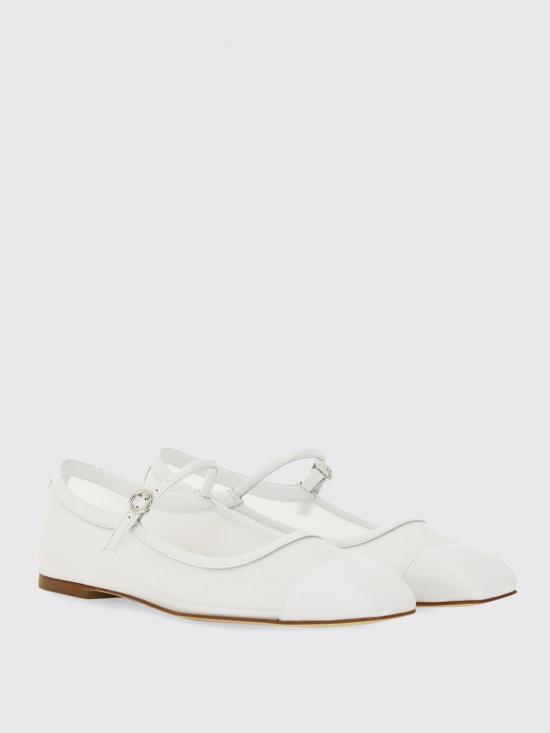 25SS 에이드 플랫 슈즈 RKLS08FL181 OPTIC White - AEYDE