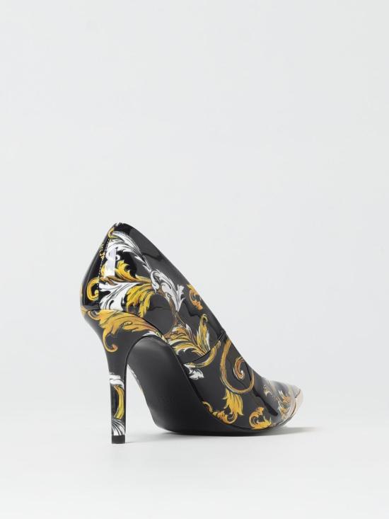 25SS 베르사체 뮬/슬리퍼 78VA3S50ZS366 G89 Black - VERSACE