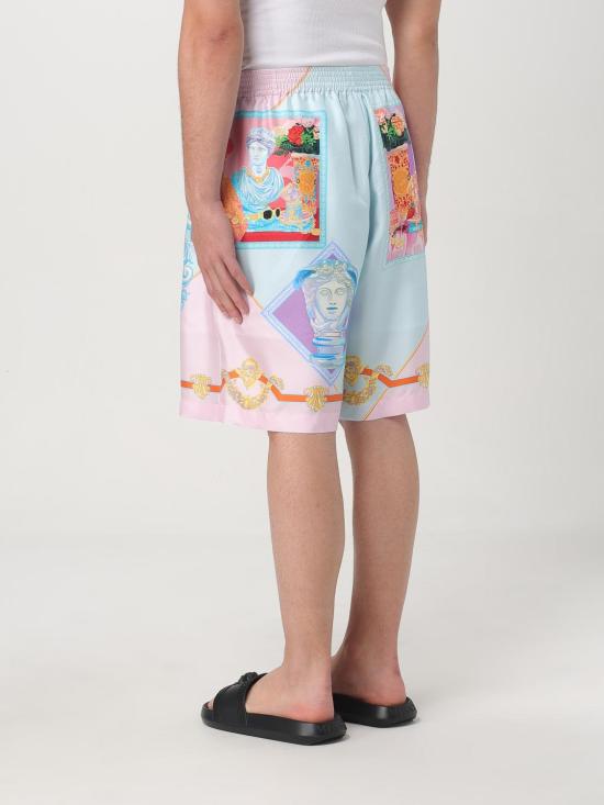 25SS 베르사체 숏팬츠 10024761A12995 5X590 Gnawed Blue - VERSACE