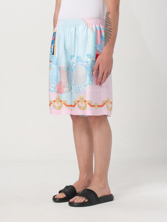 25SS 베르사체 숏팬츠 10024761A12995 5X590 Gnawed Blue - VERSACE