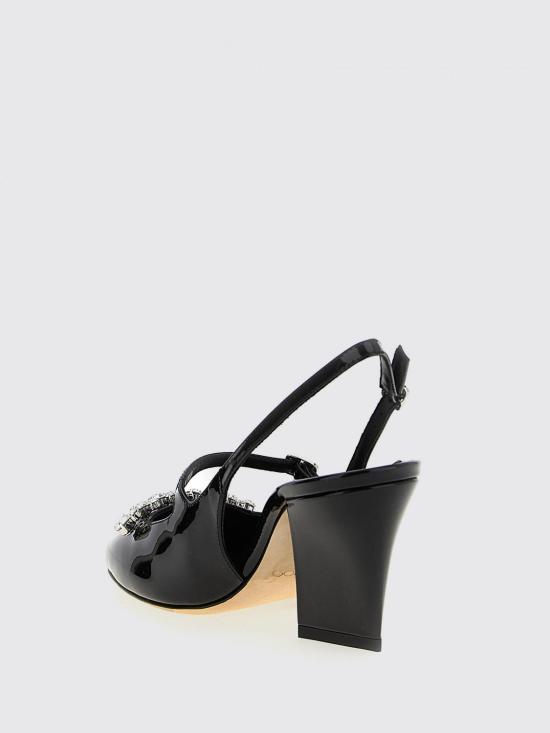 25FW 지미추 뮬/슬리퍼 BELINDASB70PAT Black - JIMMY CHOO