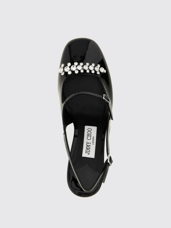 25FW 지미추 뮬/슬리퍼 BELINDASB70PAT Black - JIMMY CHOO