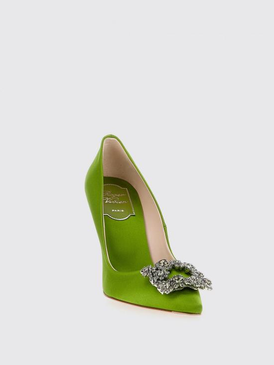 25FW 로저비비에 힐/펌프스 RVW41917620RS0 V403 Green - ROGER VIVIER