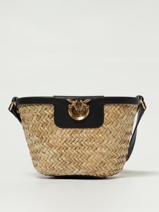 25FW 핑코 토트백 103325A1RL Z99Q Black