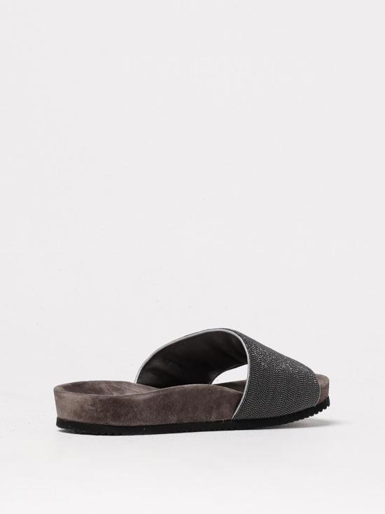 25SS 브루넬로 쿠치넬리 샌들 MZMIG1390 CG546 Silver - BRUNELLO CUCINELLI