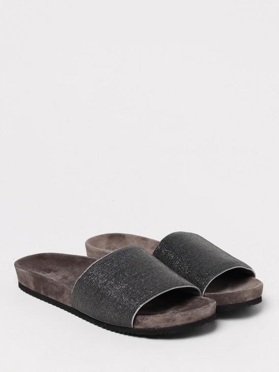 25SS 브루넬로 쿠치넬리 샌들 MZMIG1390 CG546 Silver - BRUNELLO CUCINELLI