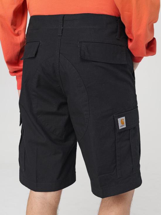 25FW 칼하트 WIP 숏팬츠 I028245 8902 Black - CARHARTT WIP
