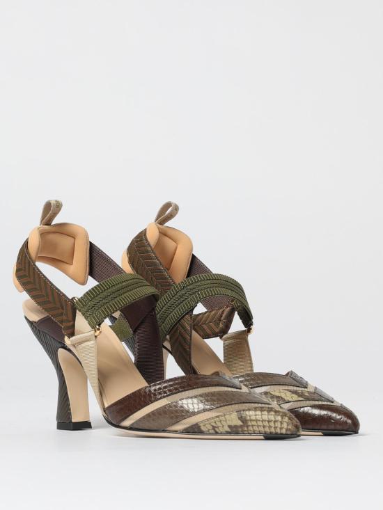 25FW 펜디 뮬/슬리퍼 8J8805AY9T F1TOR Nude - FENDI