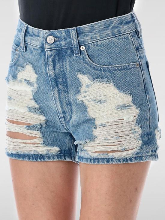 25SS MM6 메종마르지엘라 숏팬츠 S62MU0069M30018 962 Blue - MM6 MAISON MARGIELA