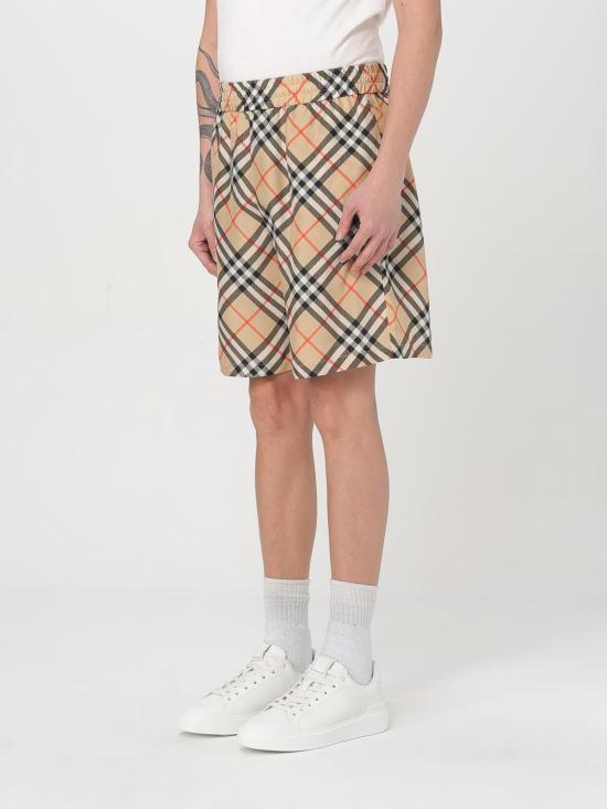 25FW 버버리 체크 숏팬츠 8091199 Beige - BURBERRY