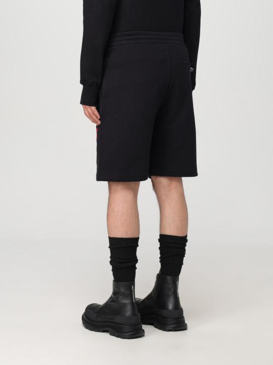 25FW 알렉산더 맥퀸 숏팬츠 688717QTAAB 0509 Black - ALEXANDER MCQUEEN