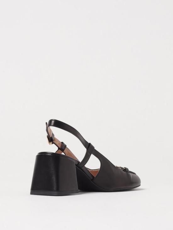 25FW 모스키노 뮬/슬리퍼 JA10107G1MIA0 000 Black - MOSCHINO