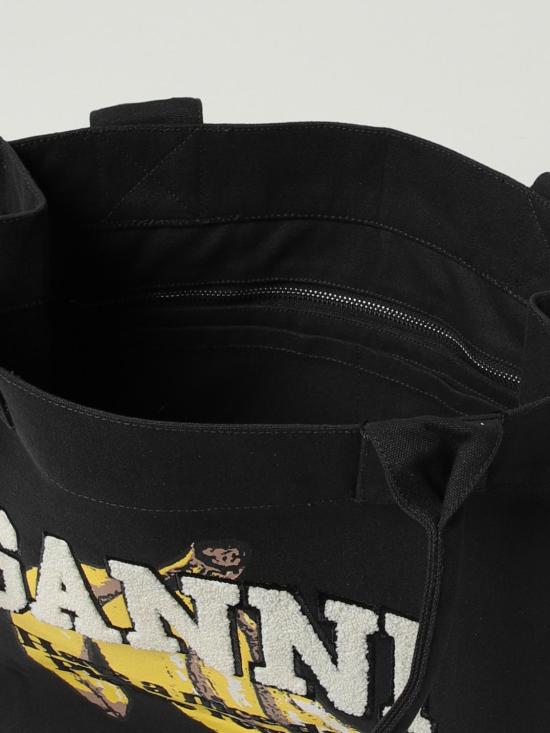 25FW 가니 토트백 A6897 099 Black - GANNI